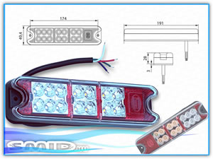 EDLED50191 - utánfutó alkatrész