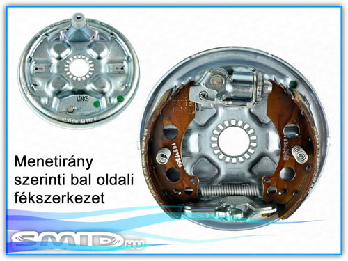 571384 AL-KO Fékalkatrész Fék alaplap utánfutó alkatrész