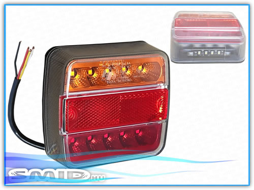 EDLED100108RV DAFA LED Lámpa Egyesített hátsólámpa utánfutó alkatrész