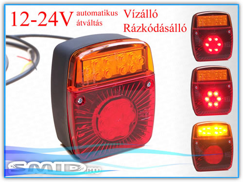 ELLED120105 LEN LED Lámpa Egyesített hátsólámpa utánfutó alkatrész