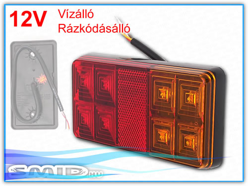 ESLED80150 SMID LED Lámpa Egyesített hátsólámpa utánfutó alkatrész