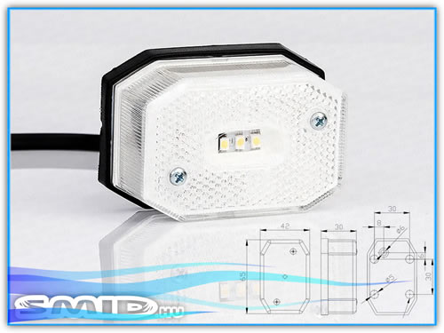 HLLED4870 FRISTOM LED Lámpa Helyzetjelző lámpa utánfutó alkatrész