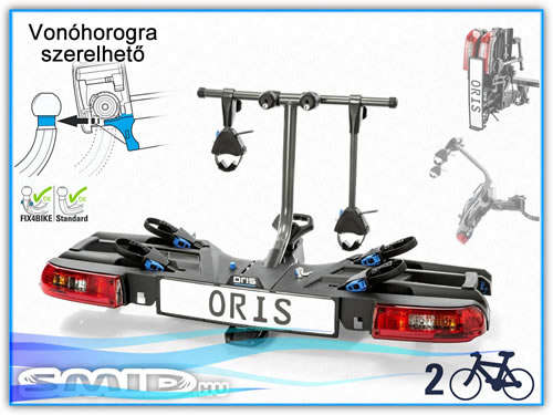 ORIS-TRACC ORIS Kerékpárszállító Vonóhorogra szerelhető utánfutó alkatrész
