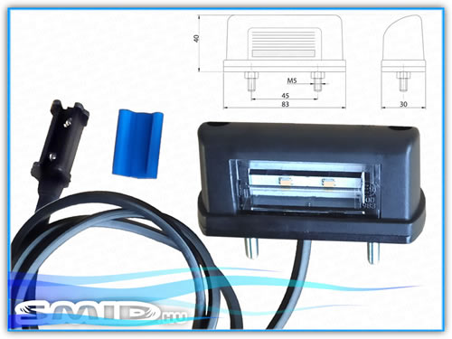 RVLED3085DC SMID LED Lámpa Rendszámlámpa utánfutó alkatrész