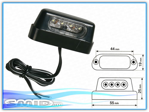 RVLEDMINI LEN LED Lámpa Rendszámlámpa utánfutó alkatrész