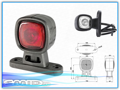 SLLEDG68 SMID LED Lámpa Szélességjelző utánfutó alkatrész