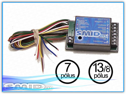 UE12S7HM SMID Elektronika Univerzális 13 pólusú utánfutó alkatrész